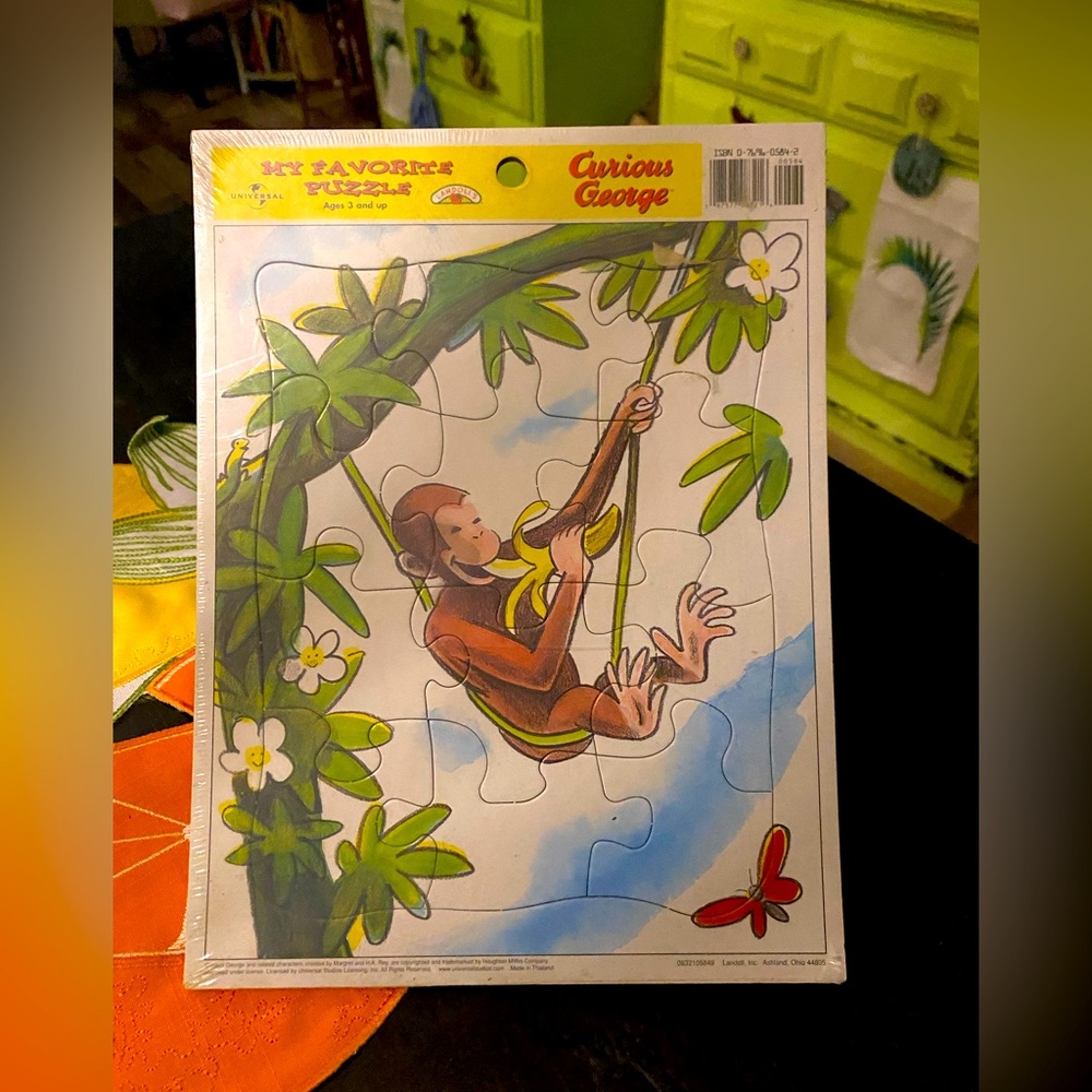 Vintage Curious George puzzle